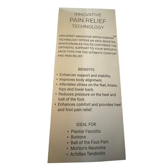 Orthofeet Set Of Spacers And Arch Booster, Women's Size 11.5, NWT - Picture 6 of 7